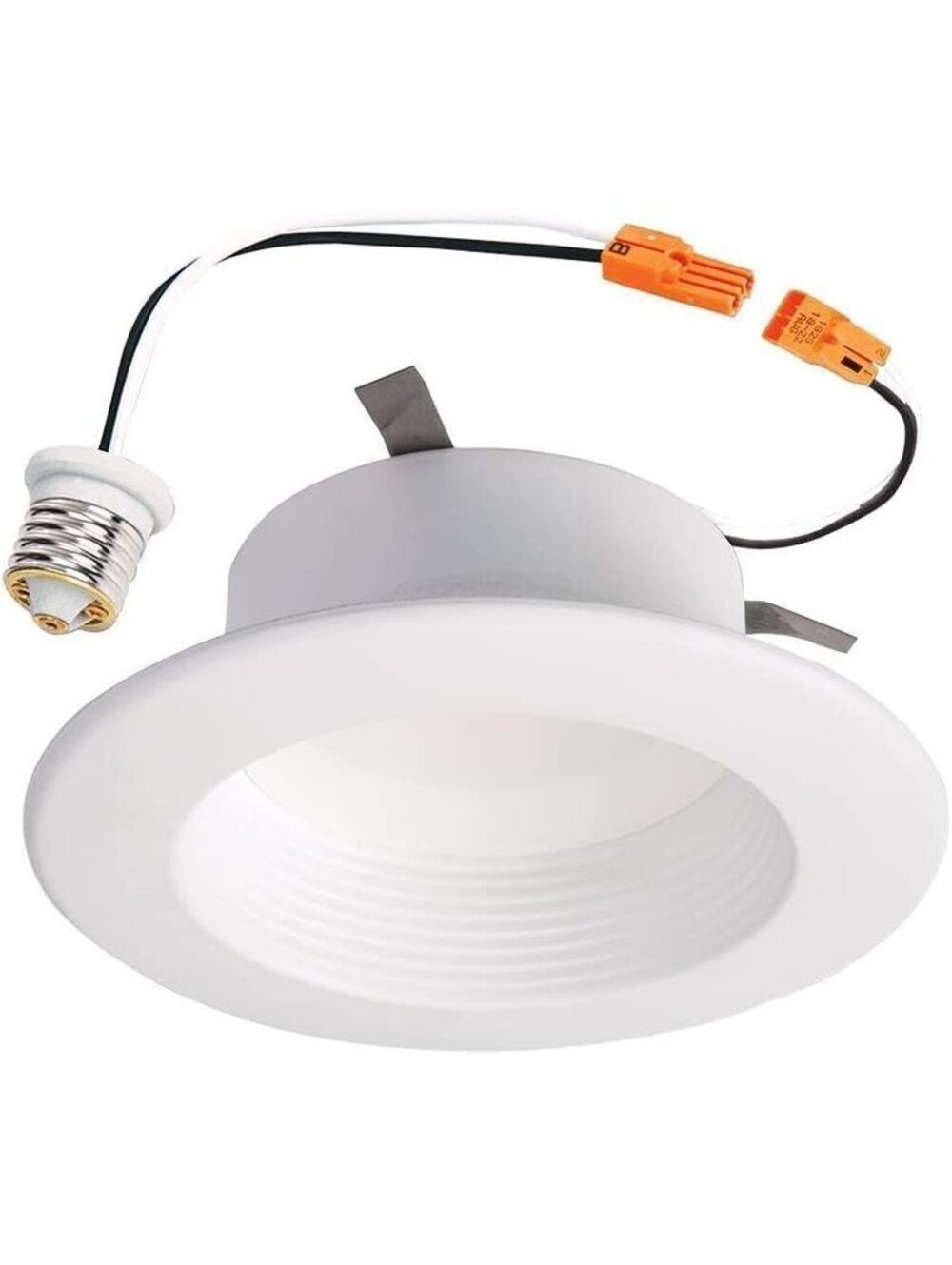 Halo 4 in. White LED Recessed Ceiling Light Retrofit Baffle Trim RL460WH930